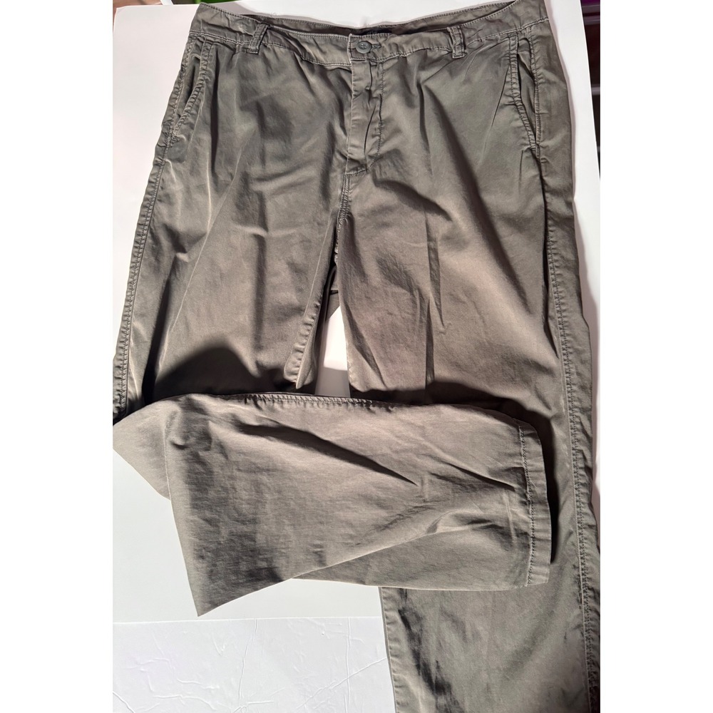J.Crew Mens Chino Pants 29 Olive Green Straight Leg Cotton Twill Trousers